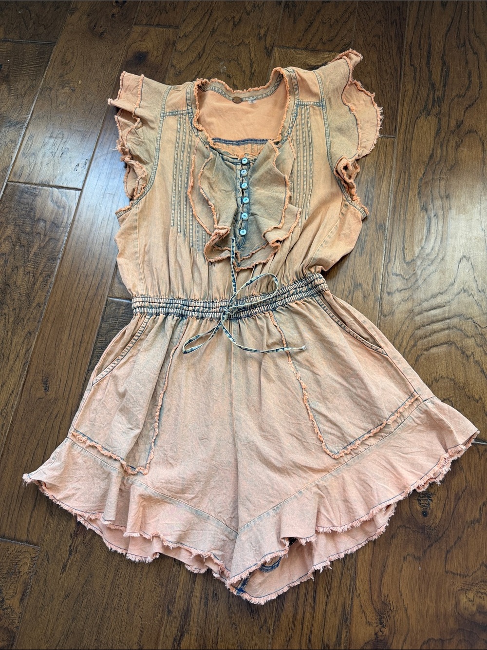 Women’s Free people one Ruffle Romper - Lightweight One-Piece
